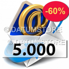 5000 Email Shipments With DATUMSENDER