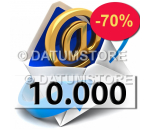 10000 Email Shipments With DATUMSENDER