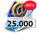 25000 Email Shipments With DATUMSENDER