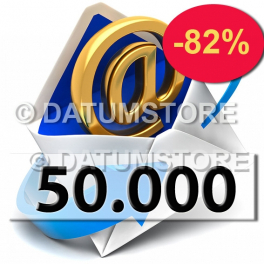 50000 Email Shipments With DATUMSENDER