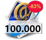 100000 Email Shipments With DATUMSENDER